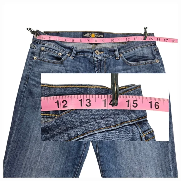 Lucky Brand Women 10/30 Sweet'N Low Blue Denim Jeans - Picture 10 of 13